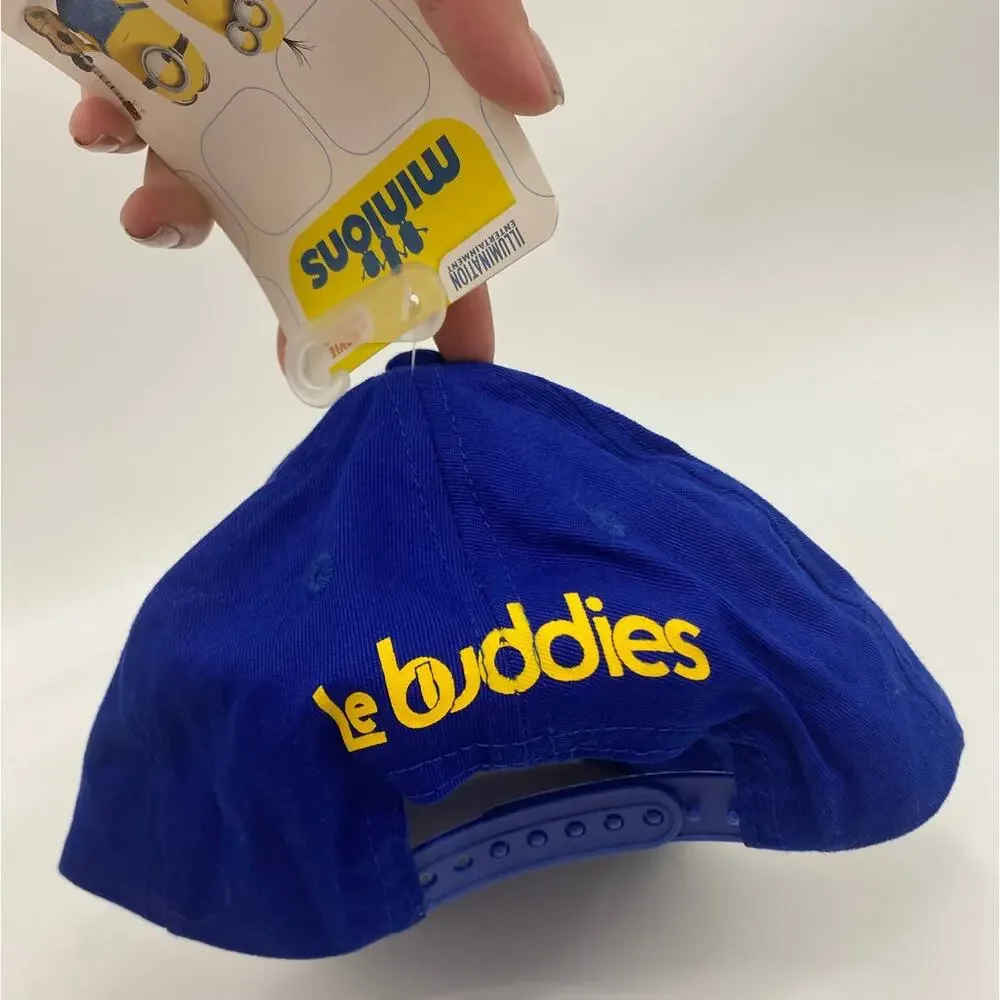 Minions Kids Baseball Hat Snapback Cap Kevin Stuart Bob Adjustable Size Blue NEW
